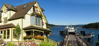 This Friday Harbour vacation rental is a stones throw from the Friday Harbour ferry landing